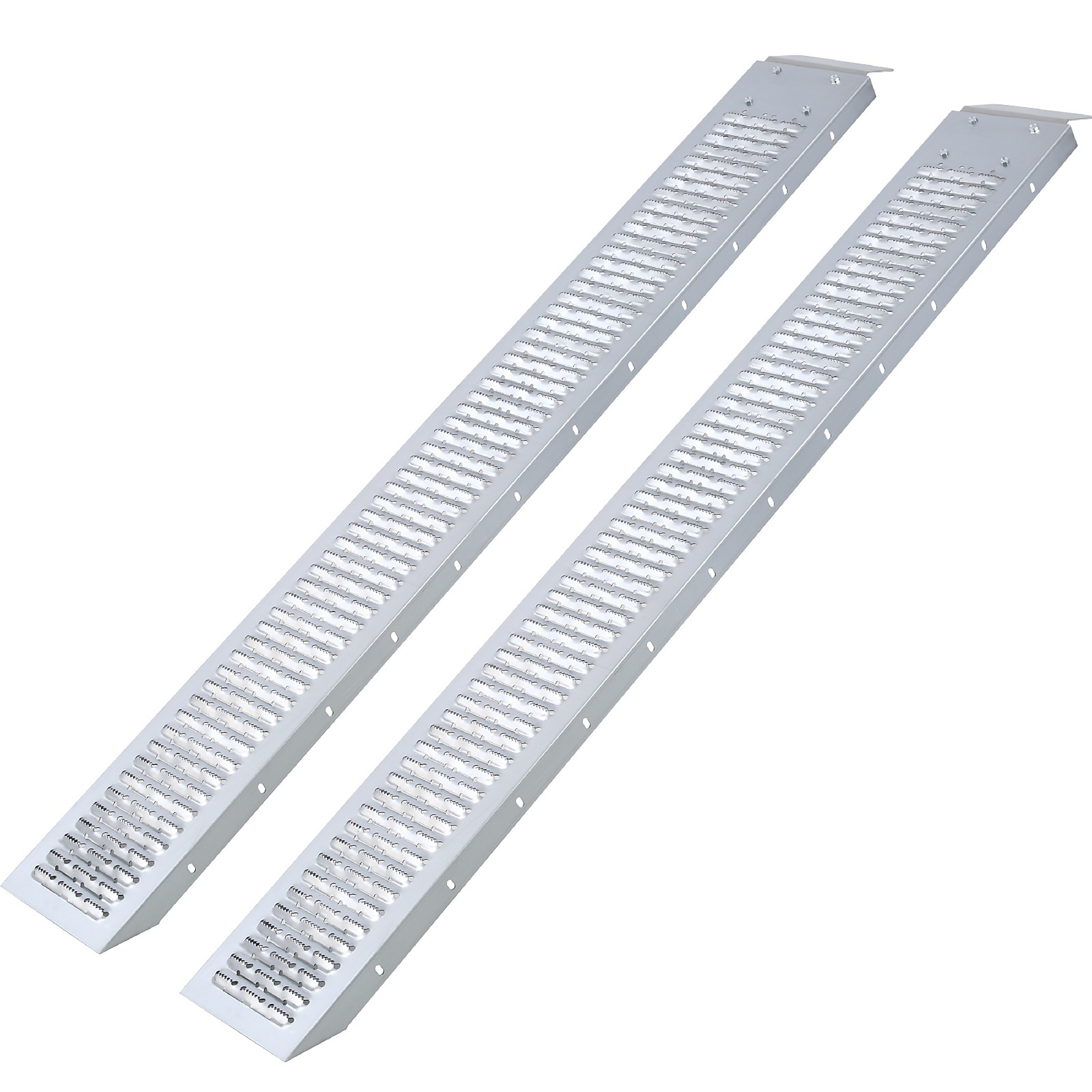 BlackTeck Heavy-Duty Steel Folding Loading Ramps — 74in. Length, 17in. Wide, 960-Lb. Capacity, 2-Pack, Model# N2-202883